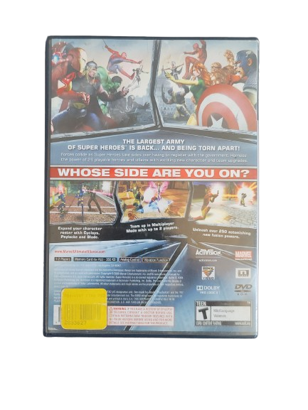 Marvel Ultimate Alliance 2 PlayStation 2